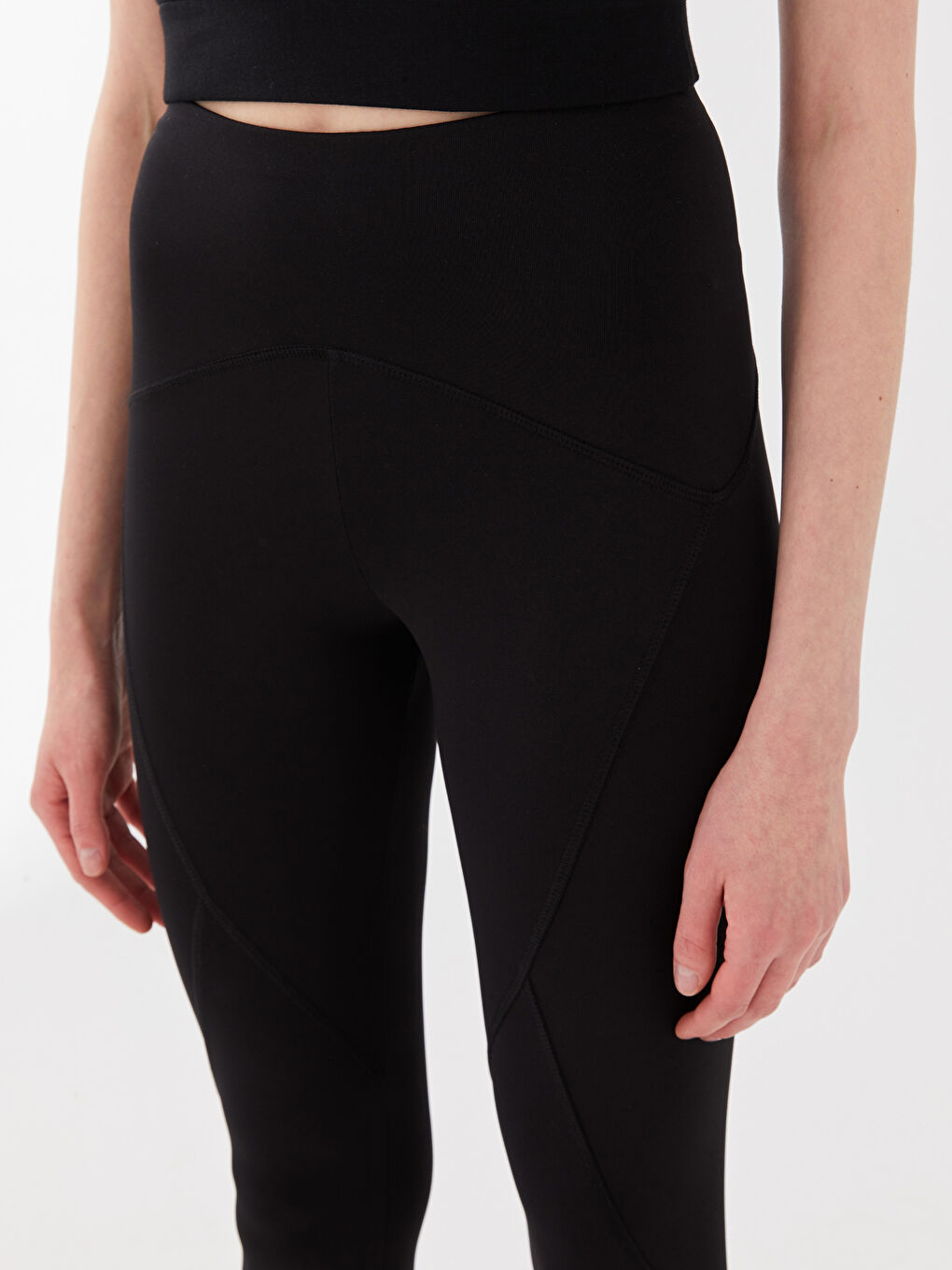 Women's Elastic Waist Regular Sports Tights -S3EC69Z8-CVL