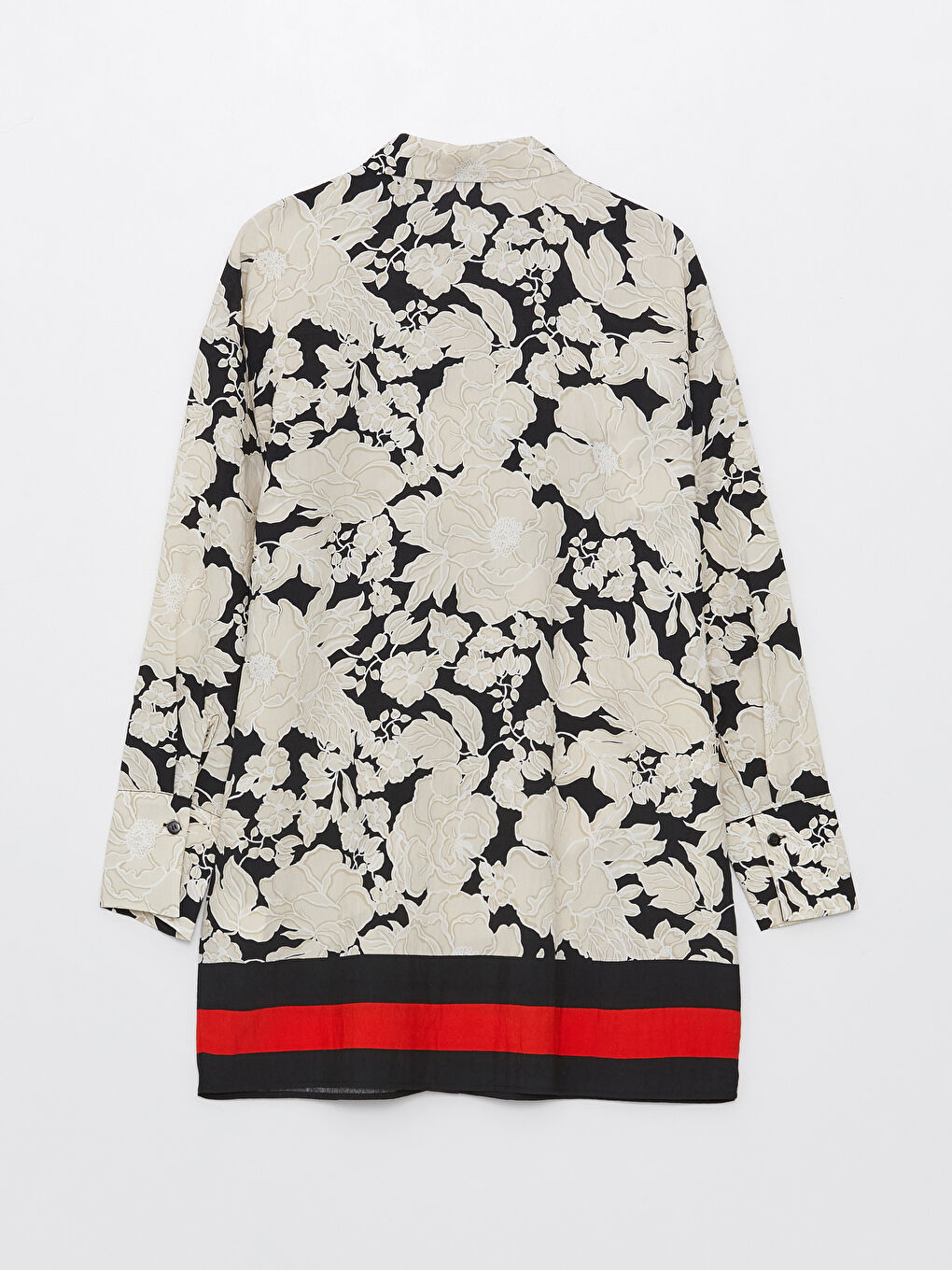 Floral Oversize Women's Shirt Tunic-6