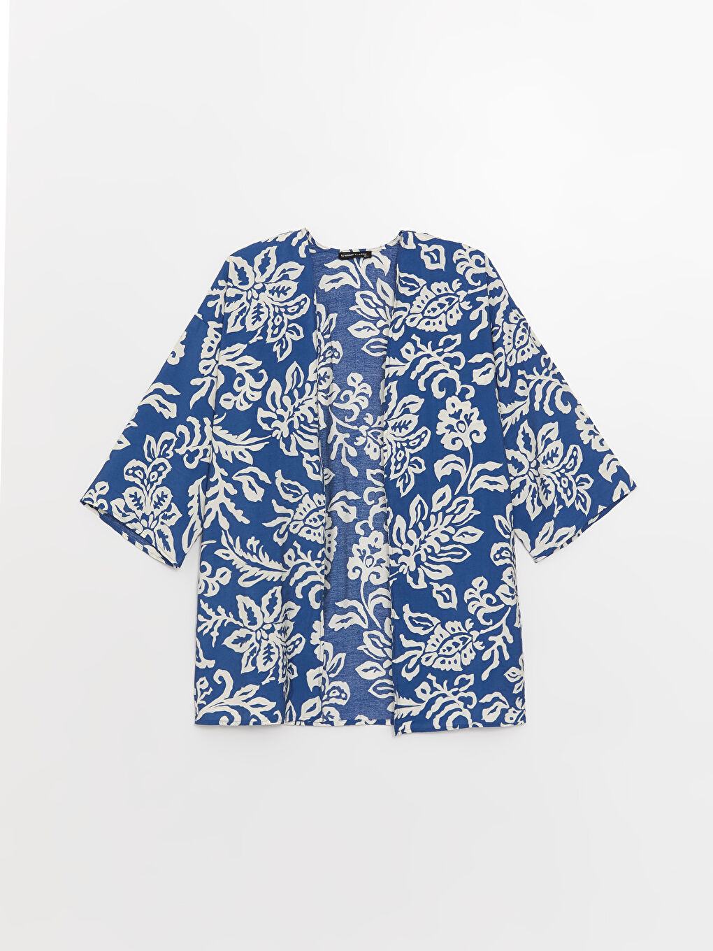 Shawl Collar Patterned Oversize Women's Kimono -S3EC81Z8-LQQ