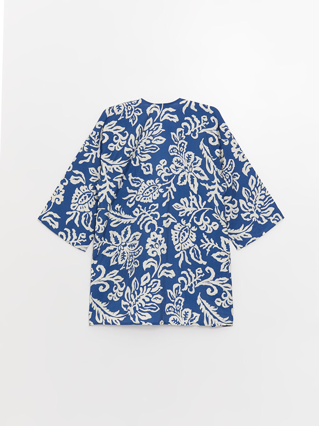 Shawl Collar Patterned Oversize Women's Kimono -S3EC81Z8-LQQ