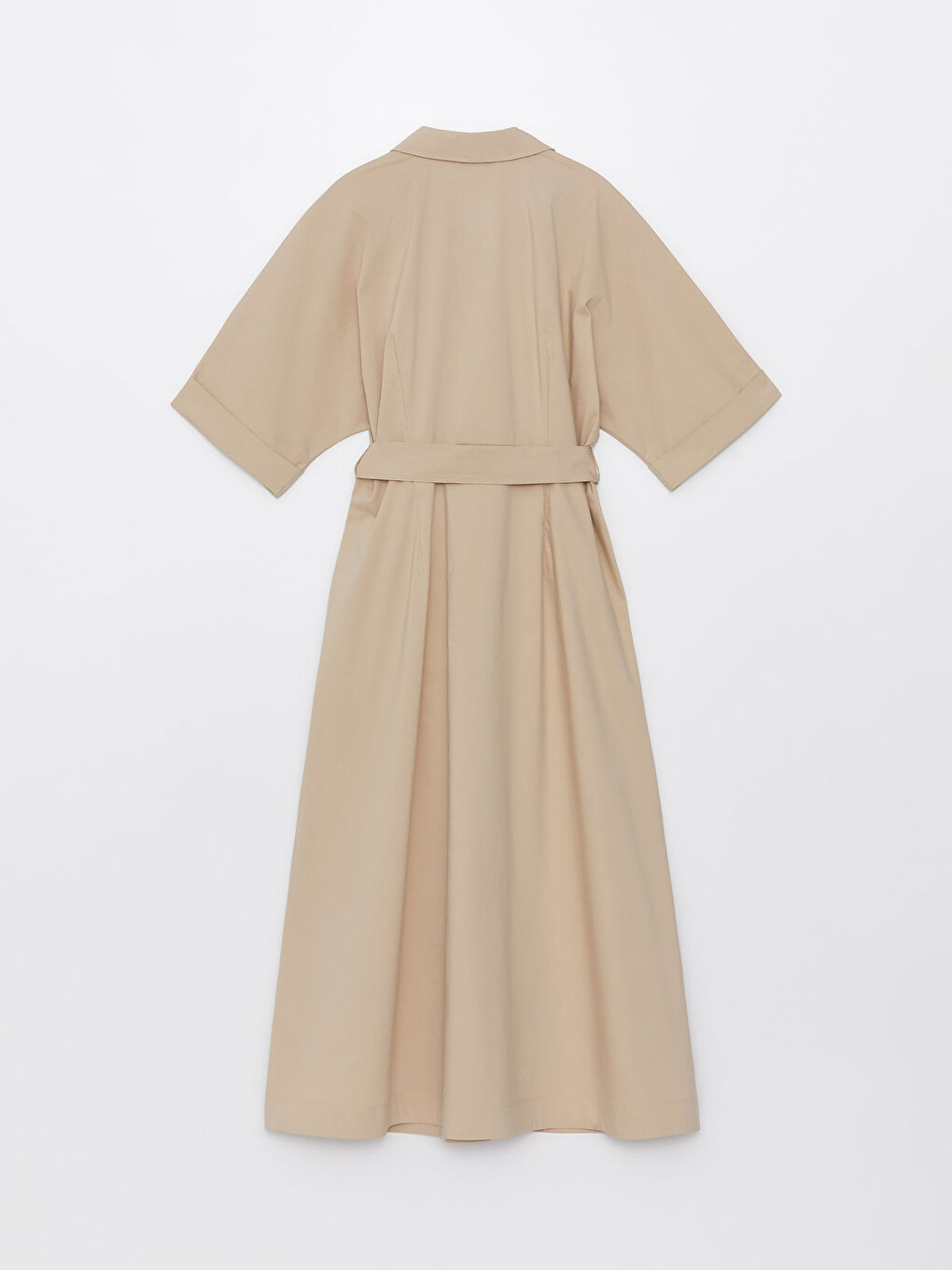 Women's Plain Shirt Dress -S3EC83Z8-QYX