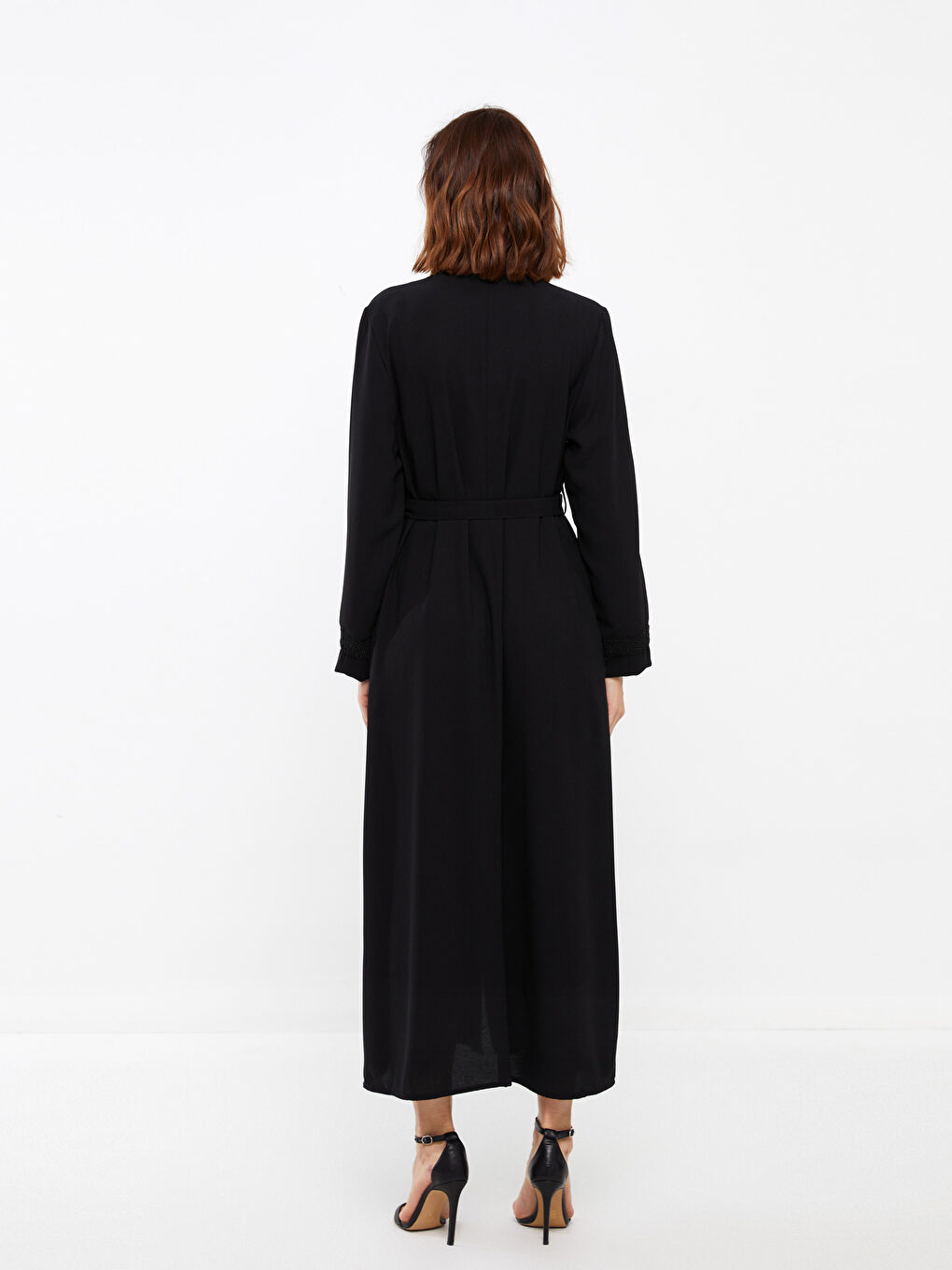 Crew Neck Regular Long Sleeve Women's Abaya -S3ED09Z8-CVL