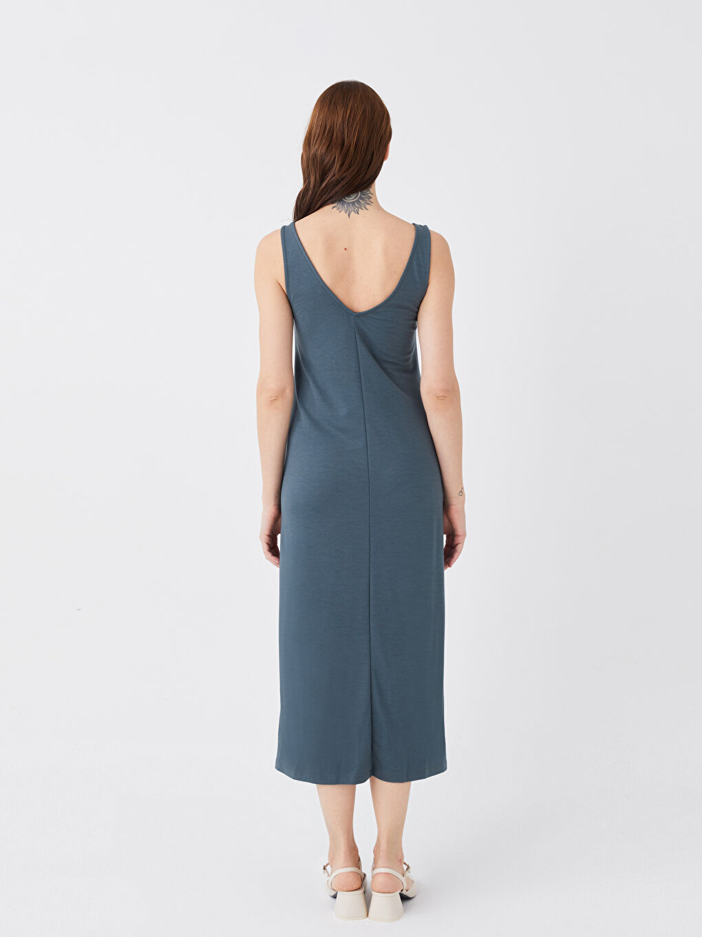 V Neck Straight A-Line Maternity Dress -S3ED49Z8-V51
