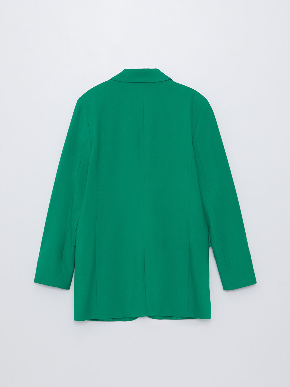 Plain Long Sleeve Women's Blazer Jacket-7