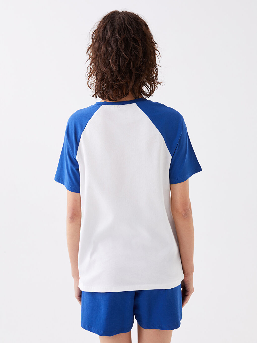 Crew Neck Printed Short Sleeve Women's T-Shirt-5