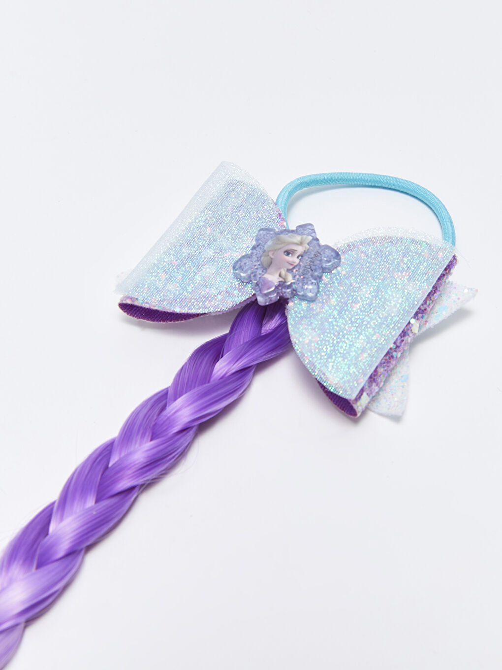 Karışık Frozen Baskılı Örgü Saç Detaylı Kız Çocuk Toka-2