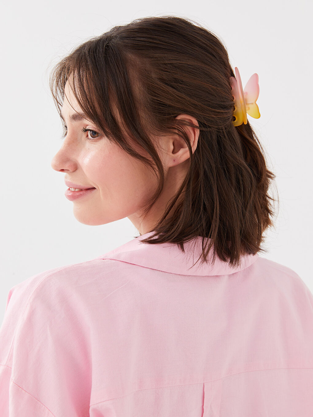 Karışık Kadın Kelebek Toka 2'li