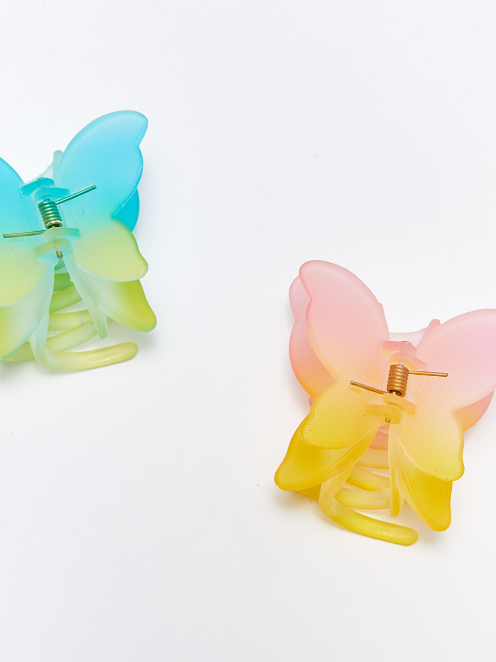 Karışık Kadın Kelebek Toka 2'li-4