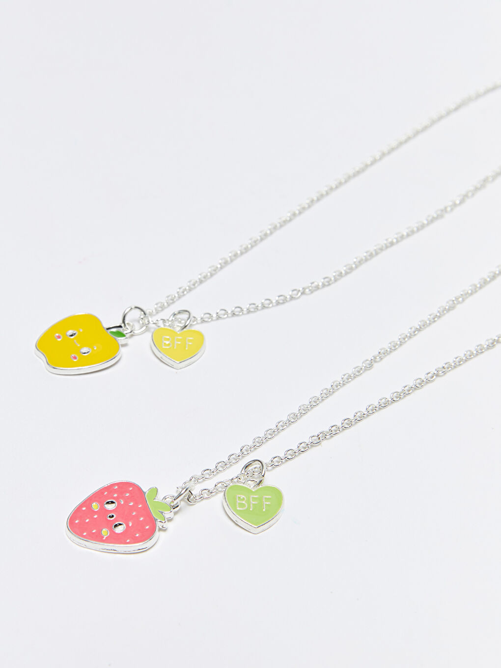 Karışık Kız Çocuk BFF Kolye 2'li-2