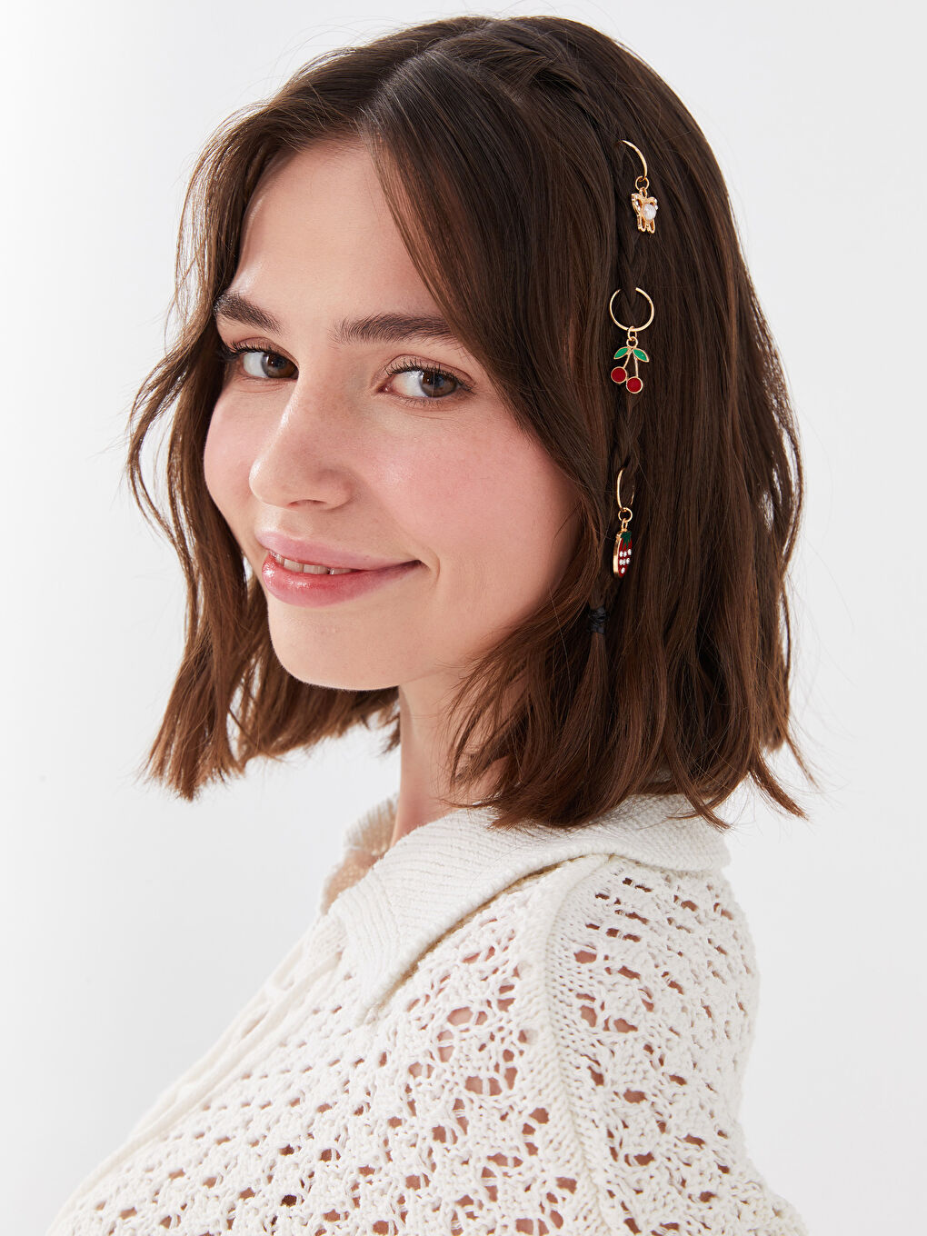 مشبك شعر مزخرف 6 قطع