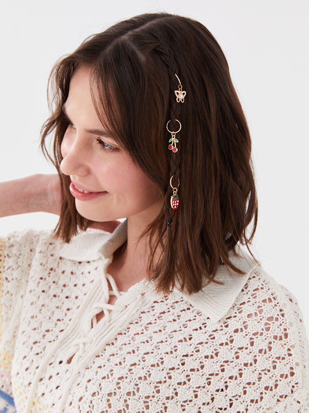 مشبك شعر مزخرف 6 قطع-1