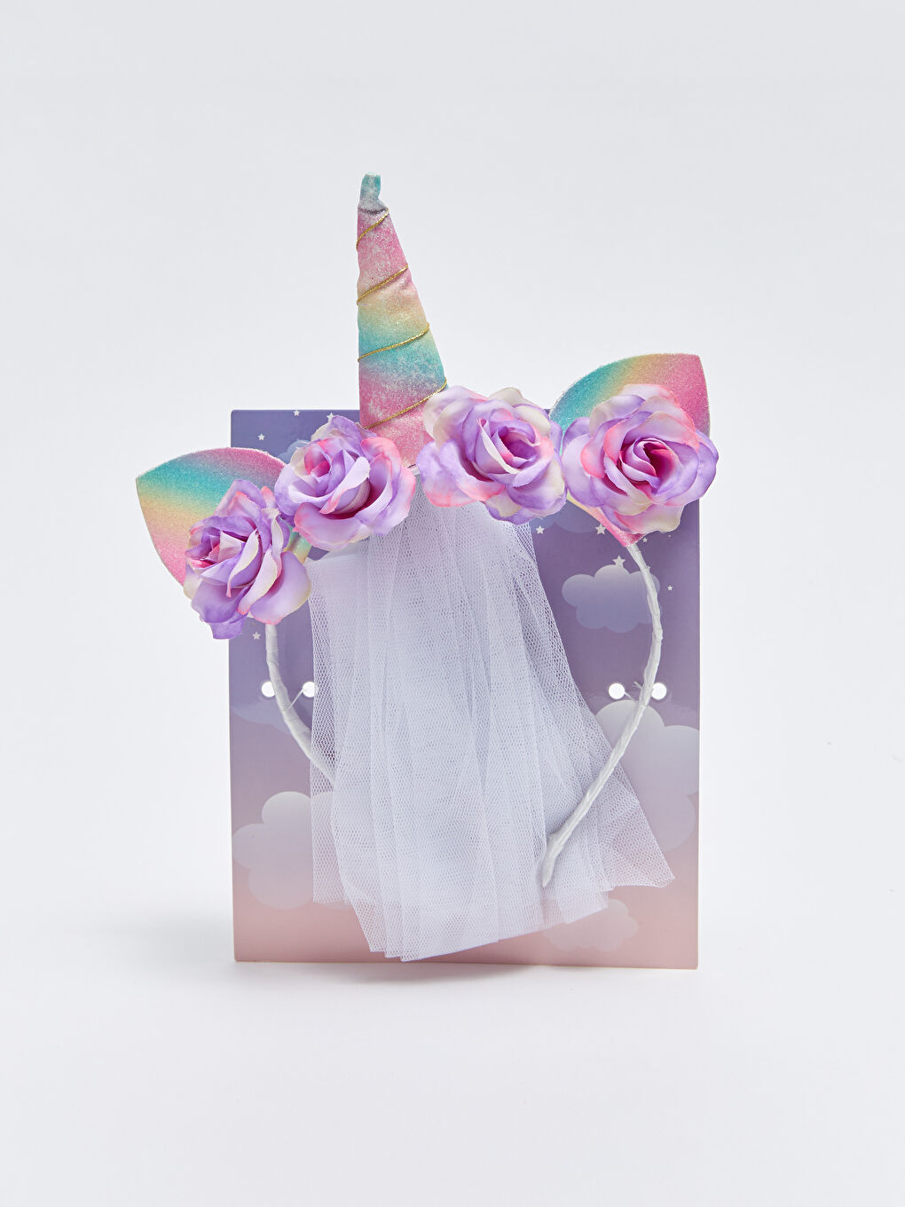 LCW ACCESSORIES 3D Appliqué Tulle Detail Girl's Tiara -S3EE88Z4-M0T