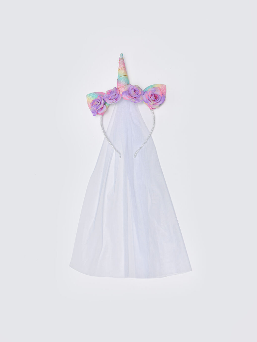 LCW ACCESSORIES 3D Appliqué Tulle Detail Girl's Tiara -S3EE88Z4-M0T
