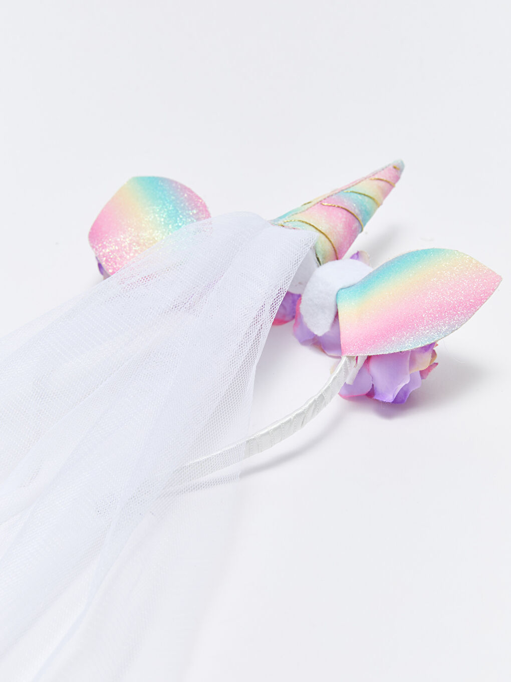 LCW ACCESSORIES 3D Appliqué Tulle Detail Girl's Tiara -S3EE88Z4-M0T