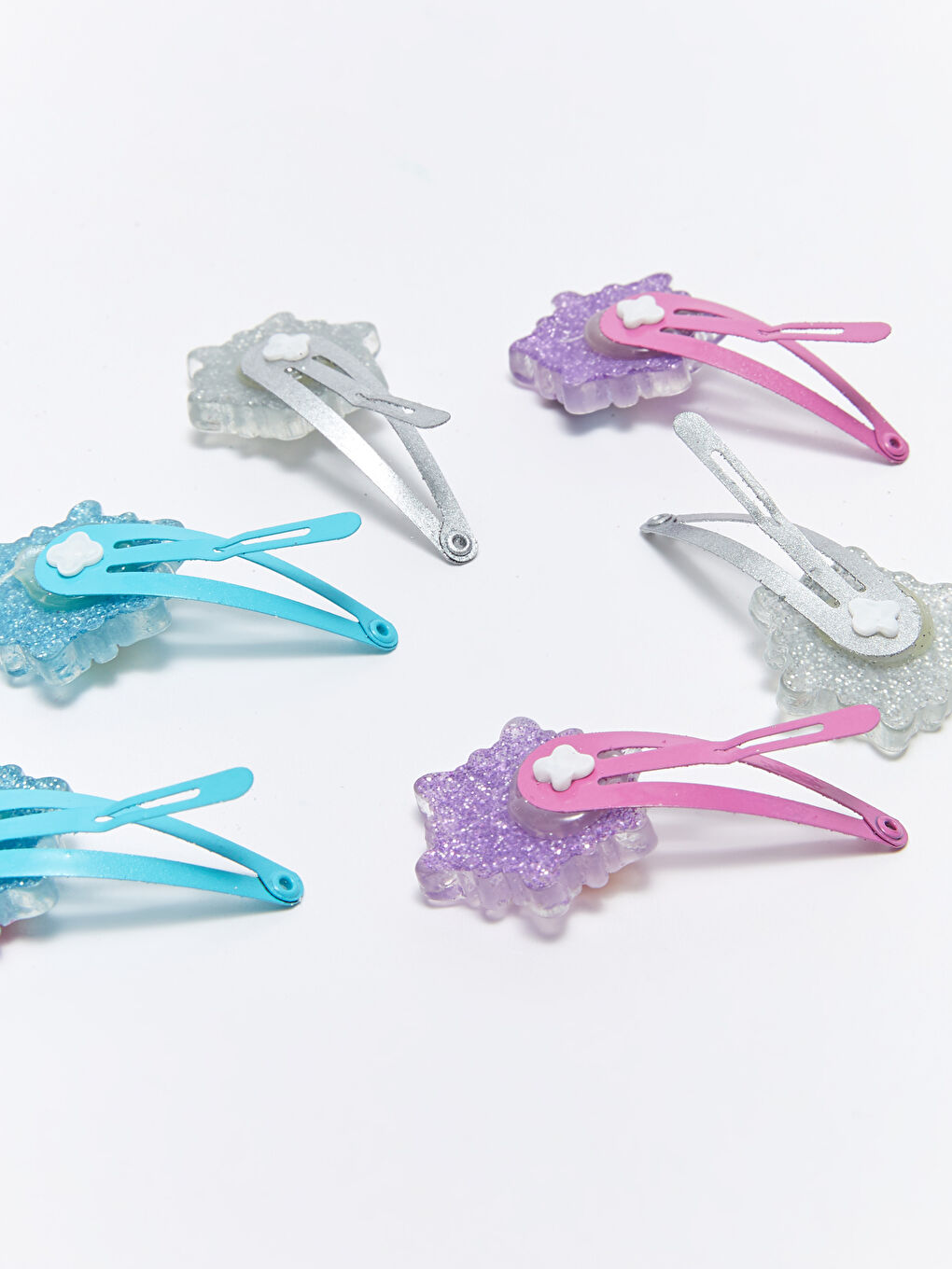 Karışık Frozen Lisanslı Kız Çocuk Çıtçıtlı Toka 6'lı-3