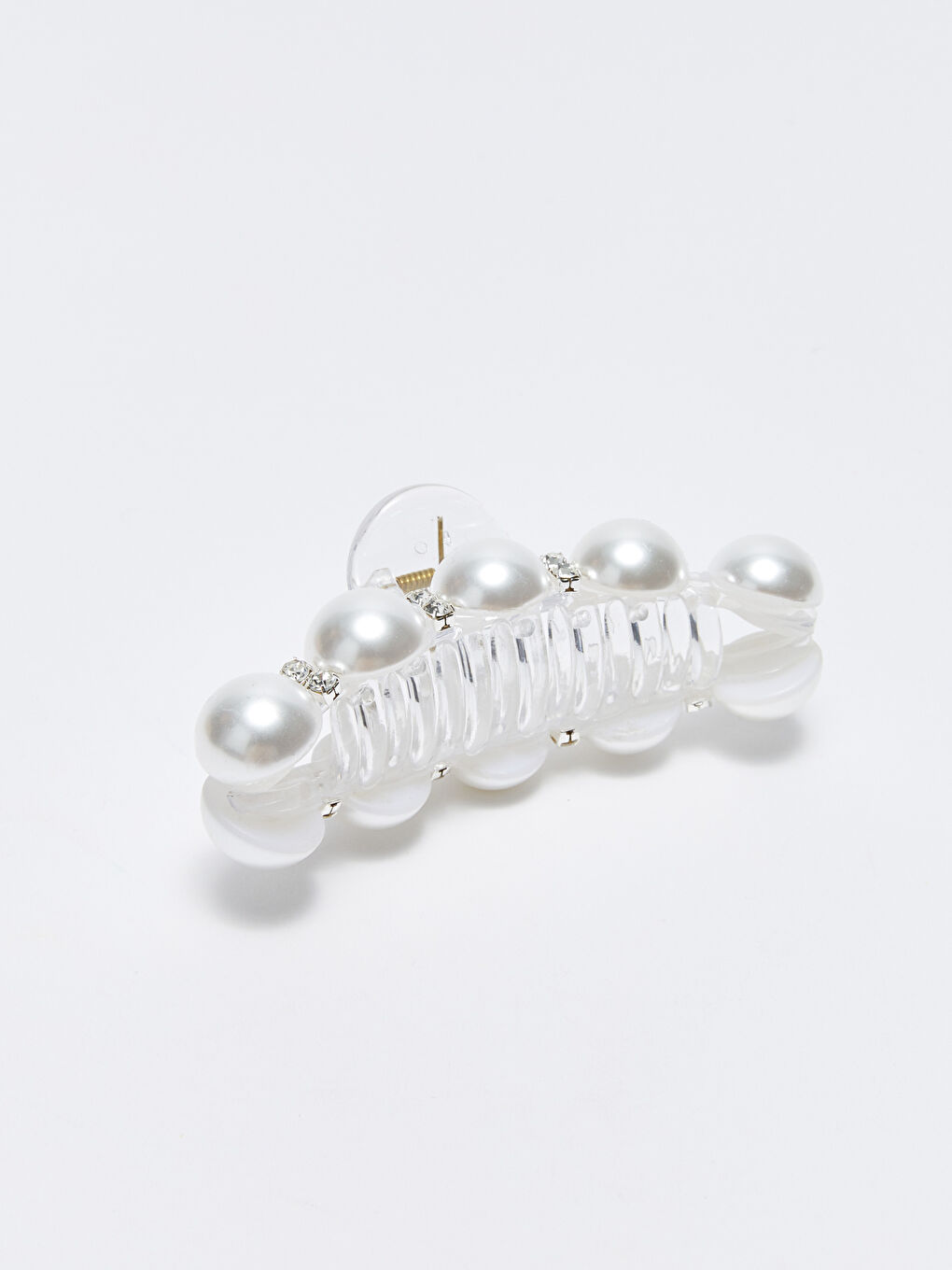 Karışık İnci Boncuklu Mandal Toka-2