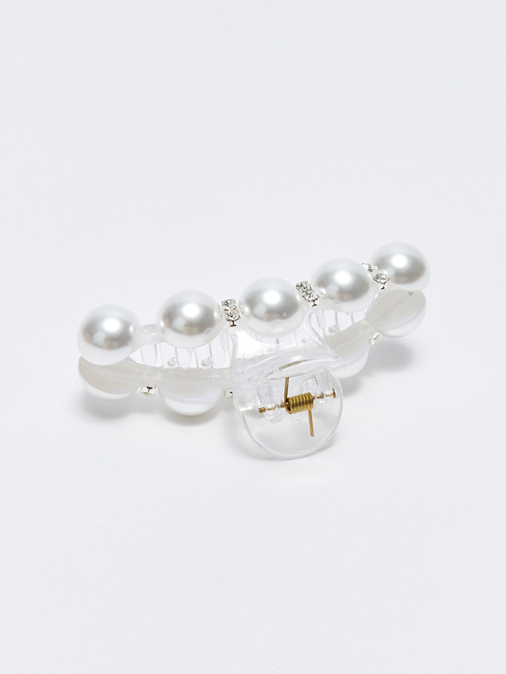 Karışık İnci Boncuklu Mandal Toka-3