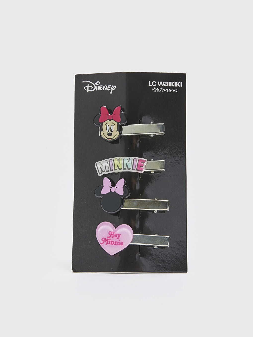 Karışık Minnie Mouse Baskılı Kız Çocuk Klips Toka 4'lü