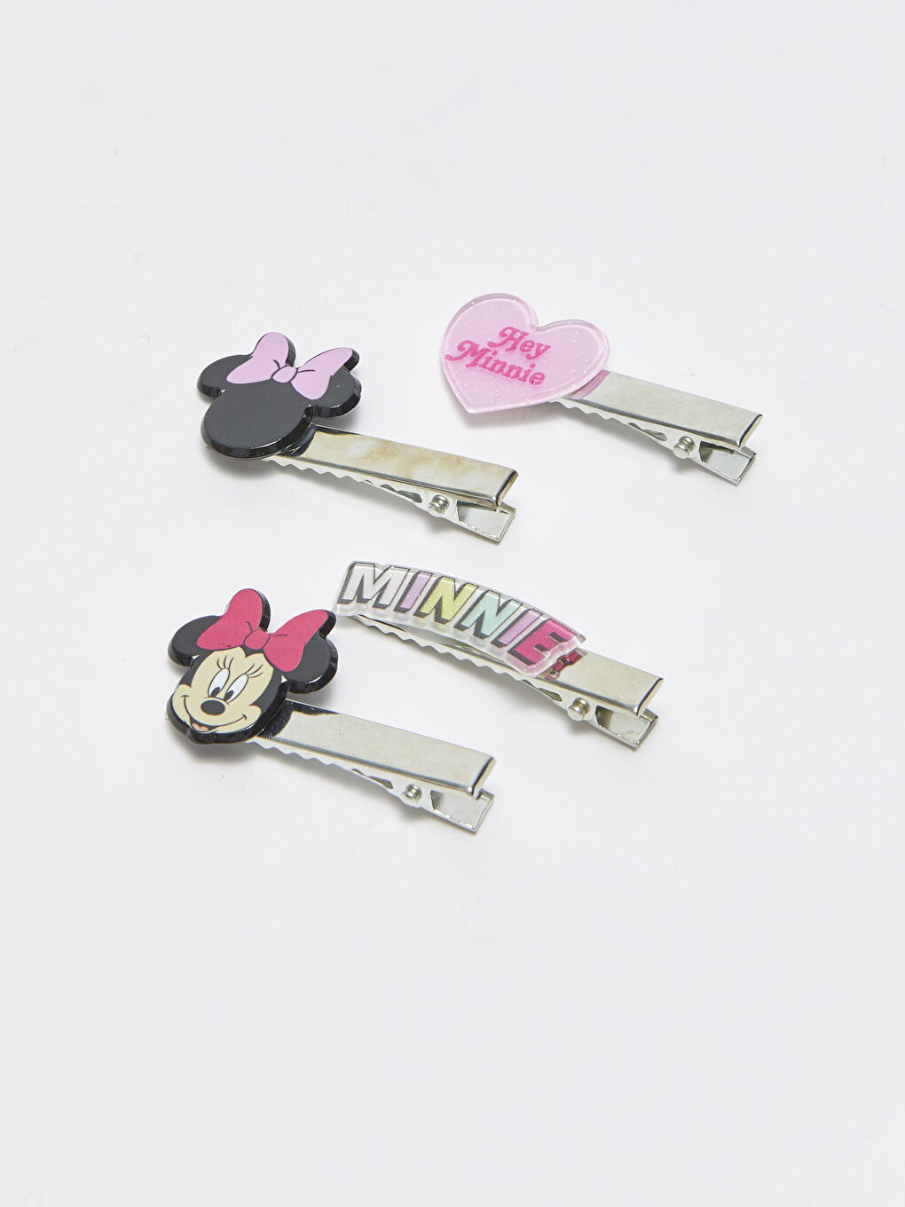 Karışık Minnie Mouse Baskılı Kız Çocuk Klips Toka 4'lü-2
