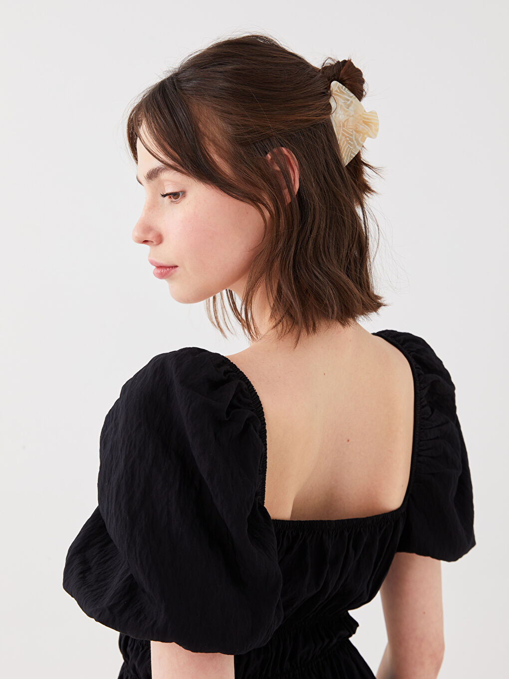 Clip Boucle Imprimée Femme-1