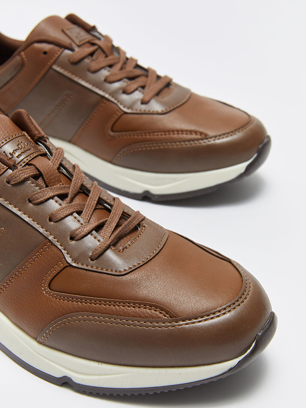 Deri Görünümlü Bağcıklı Erkek Klasik Ayakkabı-2