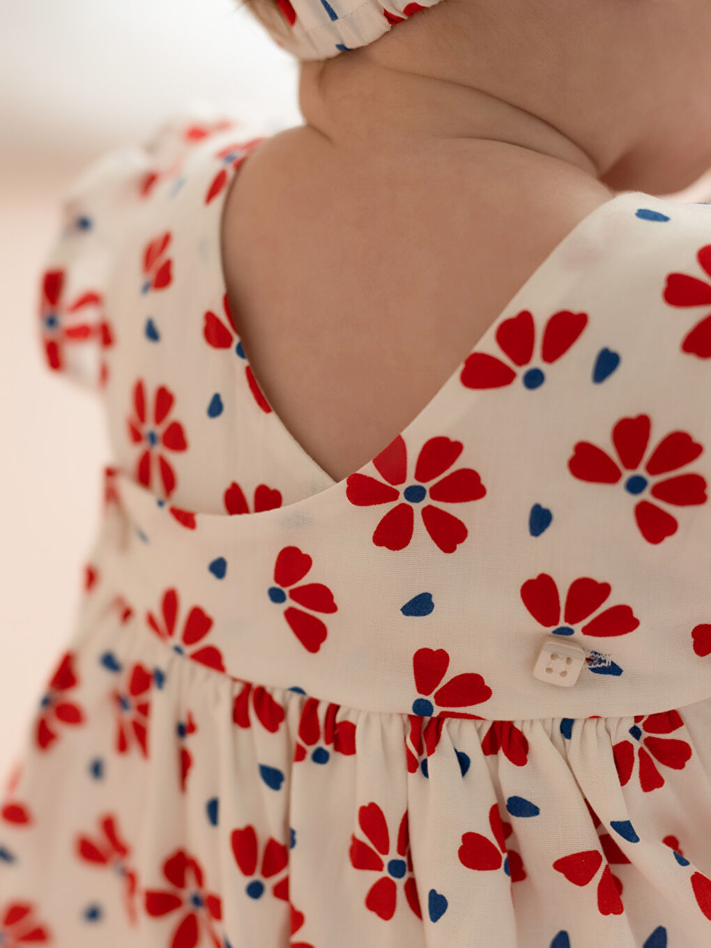 Baby Mädchen Kleid und Haarband 2-teiliges Set-2