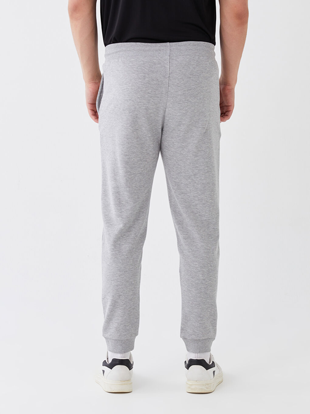 Gri Standart Kalıp Erkek Jogger Eşofman Altı-4