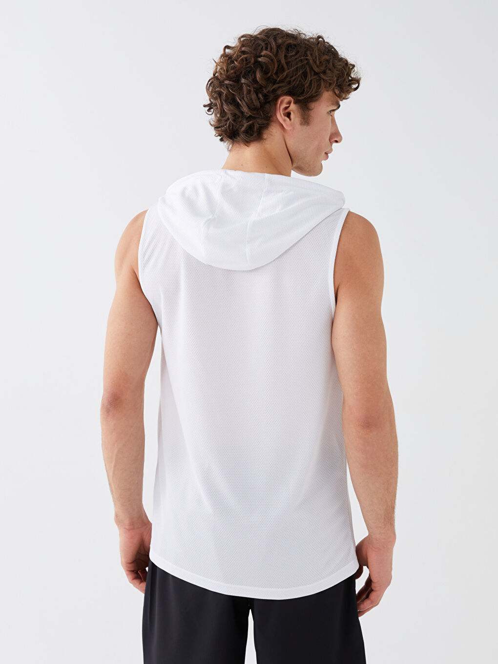 XSIDE ACTIVE Hooded Printed Men's Sleeveless T-Shirt -S3EG62Z8-KE8