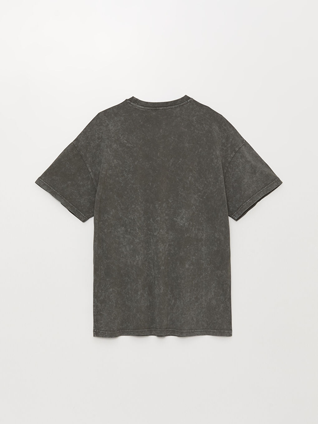 Tricou Supradimensionat cu Mânecă Scurtă și Imprimeu, Guler Rotund pentru Femei-6