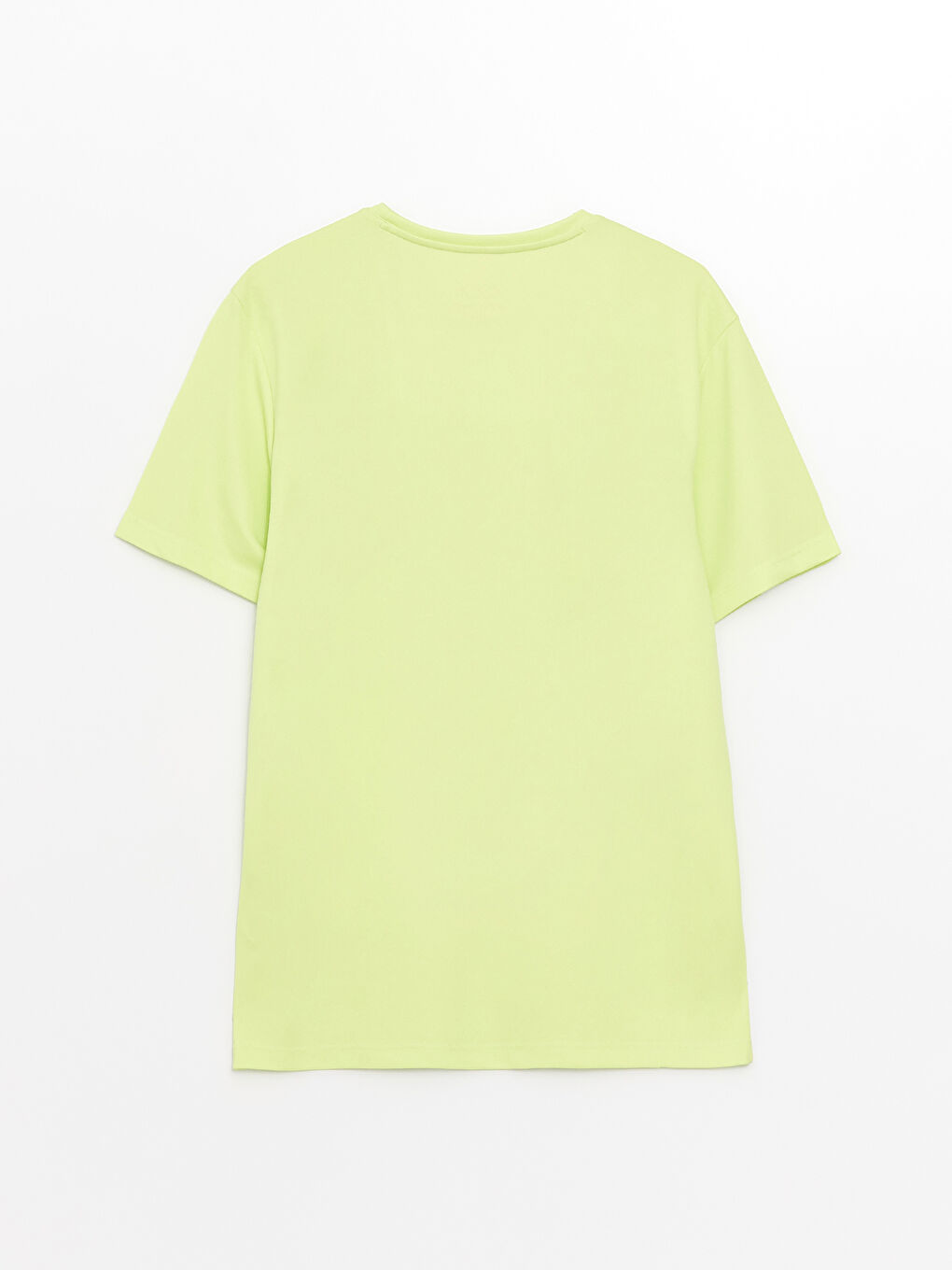 Yeşil Bisiklet Yaka Kısa Kollu Baskılı Penye Erkek Tişört-6