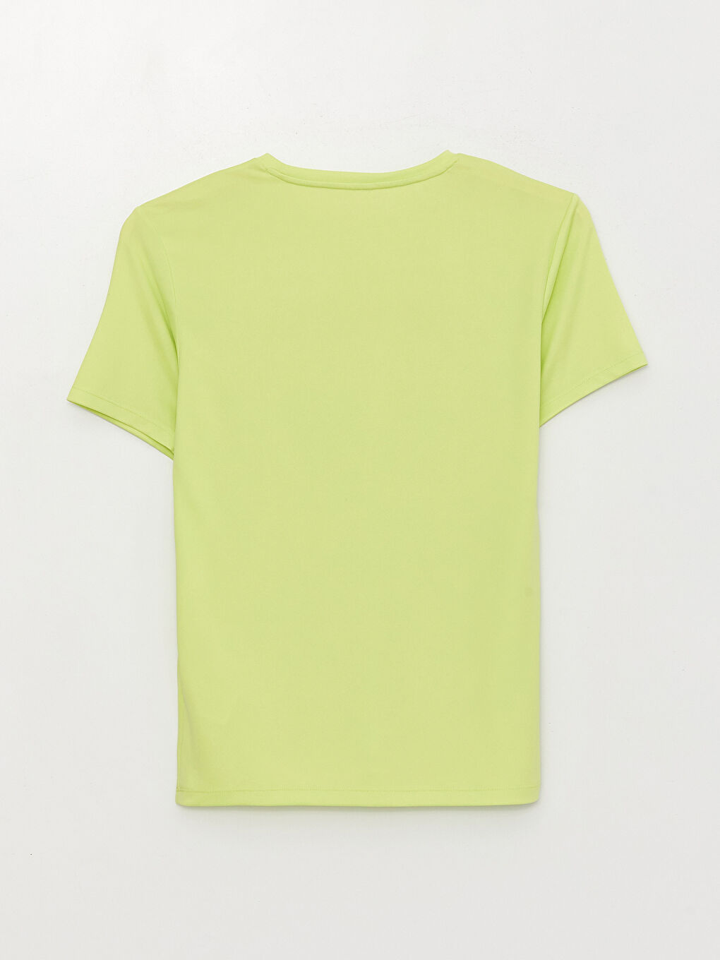 Yeşil Bisiklet Yaka Kısa Kollu Baskılı Erkek Tişört-6