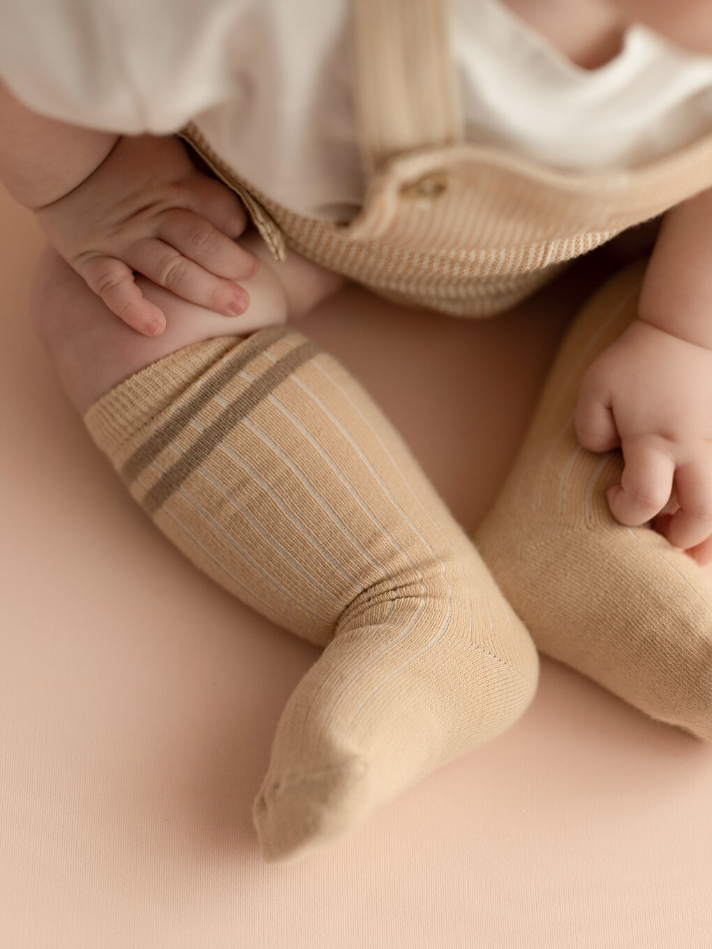 Kanz Gestreifte Baby Jungen Kniestrümpfe 2er-Pack -S3EG93Z1-QCR
