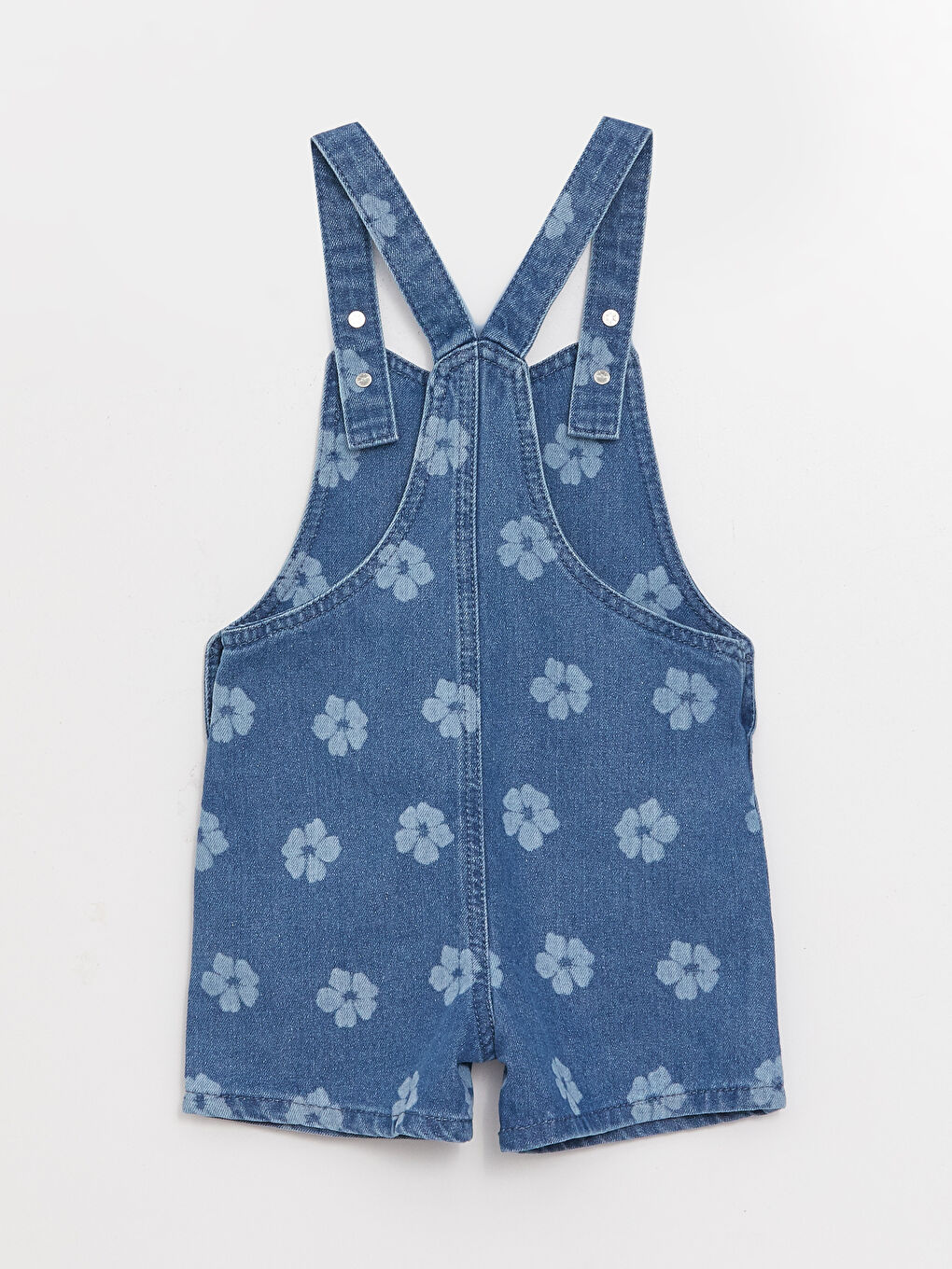 سالوبت جينز مطبوع لبنات رضع-1