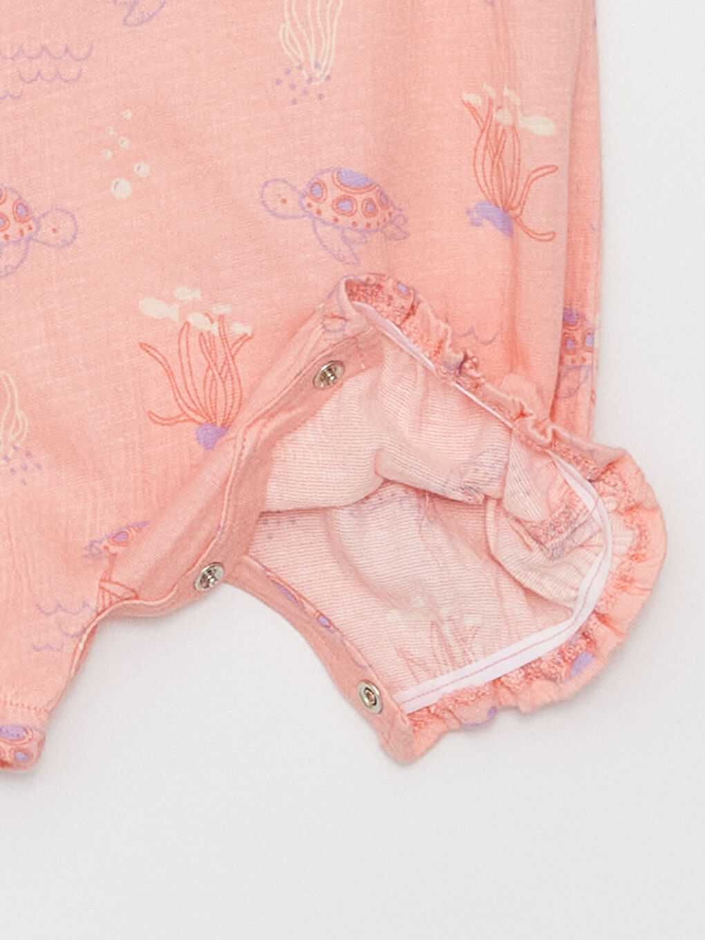 LC Waikiki Kombinezon za bebe devojčice sa okruglim izrezom i uzorkom -S3EH98Z1-LSK