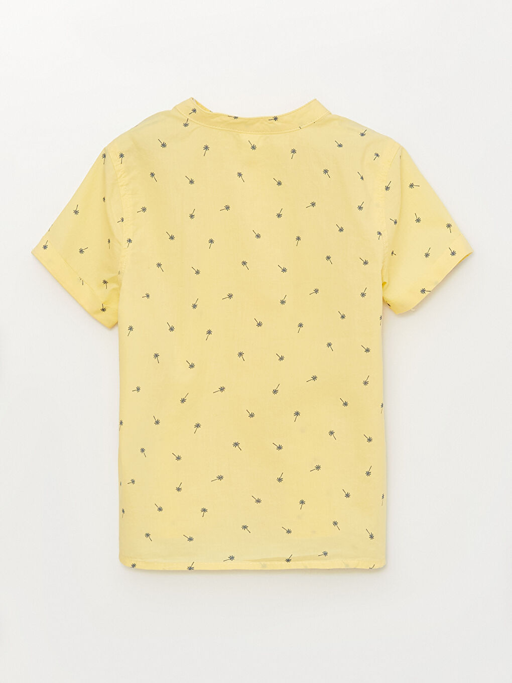 Grandad Collar Short Sleeve Baby Boys' Shirt-3