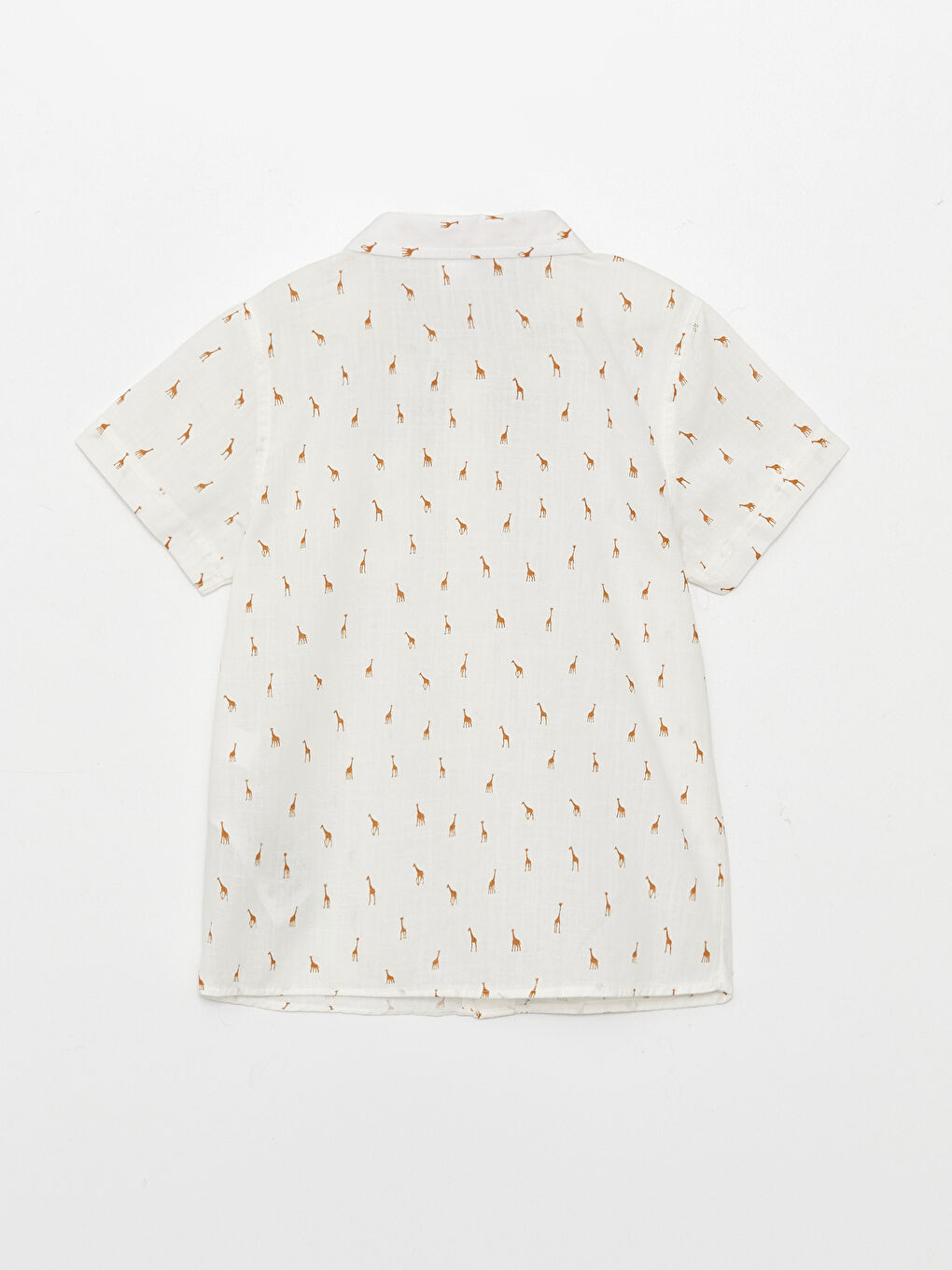 Short Sleeve Patterned Baby Boy Shirt and Bow Tie 2-Pack Set-1