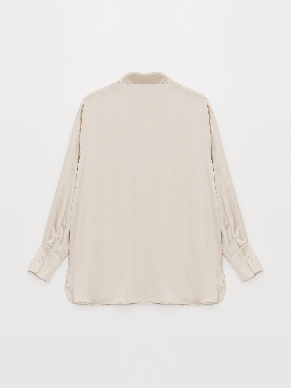 Plain Long Sleeve Oversize Aerobin Women's Shirt-6