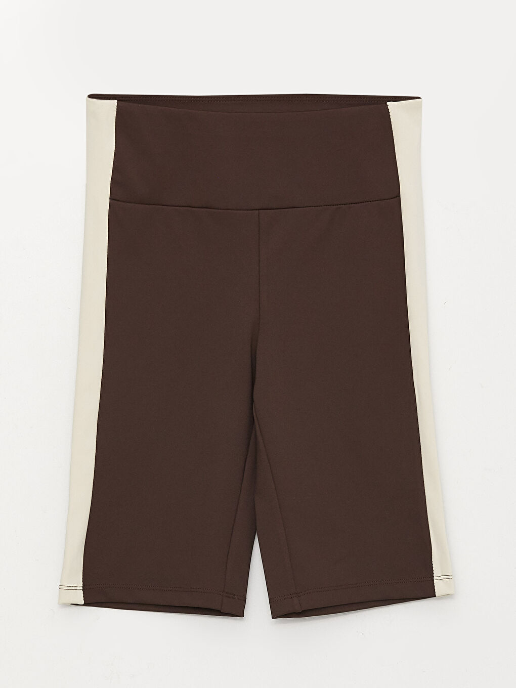 Shorts de Sport pour Femmes à Taille Élastique avec Bloc de Couleurs-6