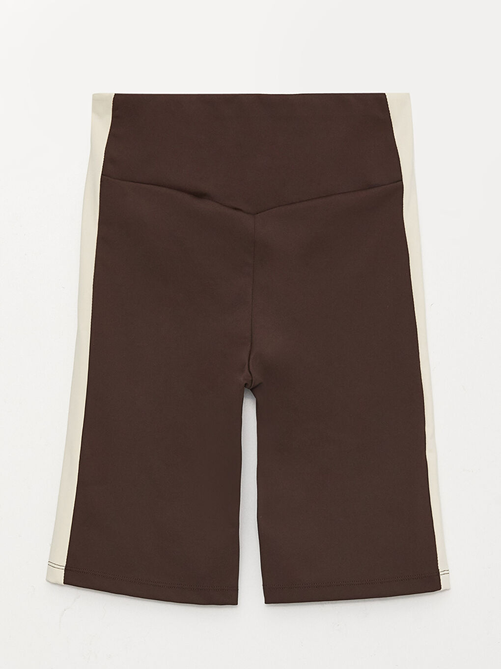 Shorts de Sport pour Femmes à Taille Élastique avec Bloc de Couleurs-7