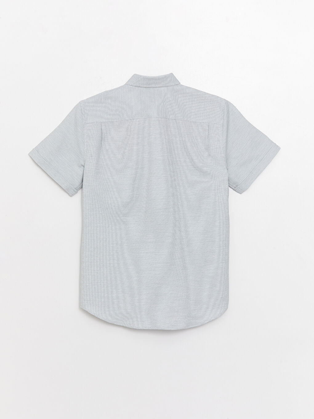 Regular Fit Short Sleeve Dobby Men's Shirt-6
