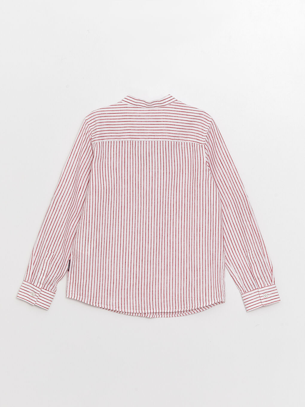SOUTHBLUE Grandad Collar Striped Long Sleeve Boys' Shirt -S3EI52Z4-LGT