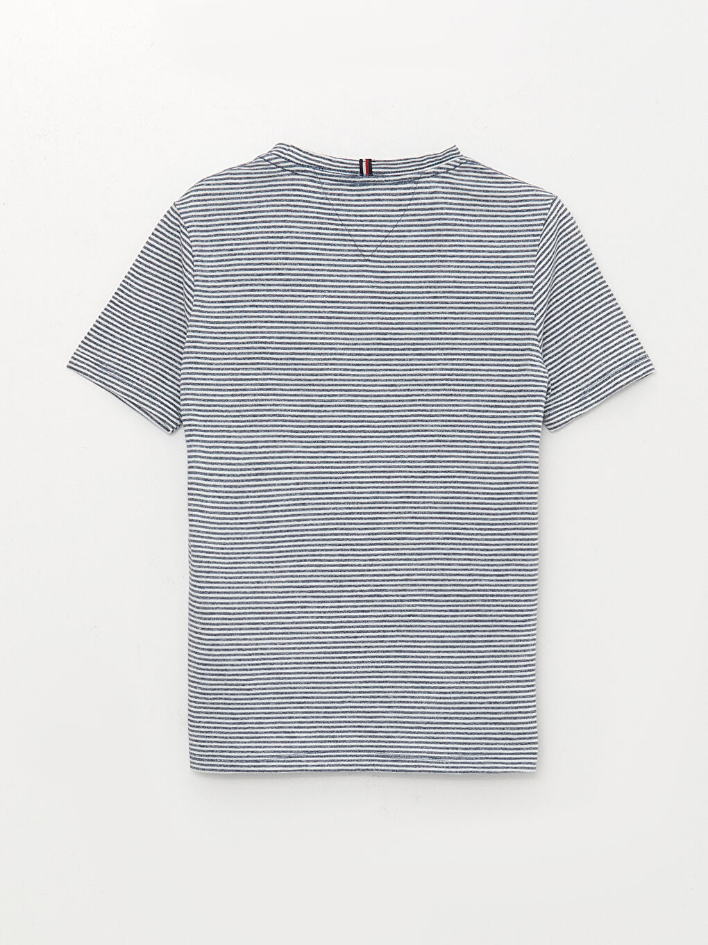 Crew Neck Striped Short Sleeve Boys' T-Shirt-1