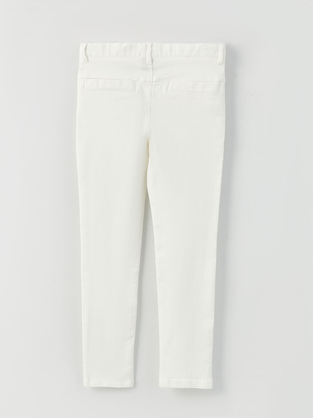 Ekru Beli Ayarlanabilir Lastikli Erkek Çocuk Pantolon-1