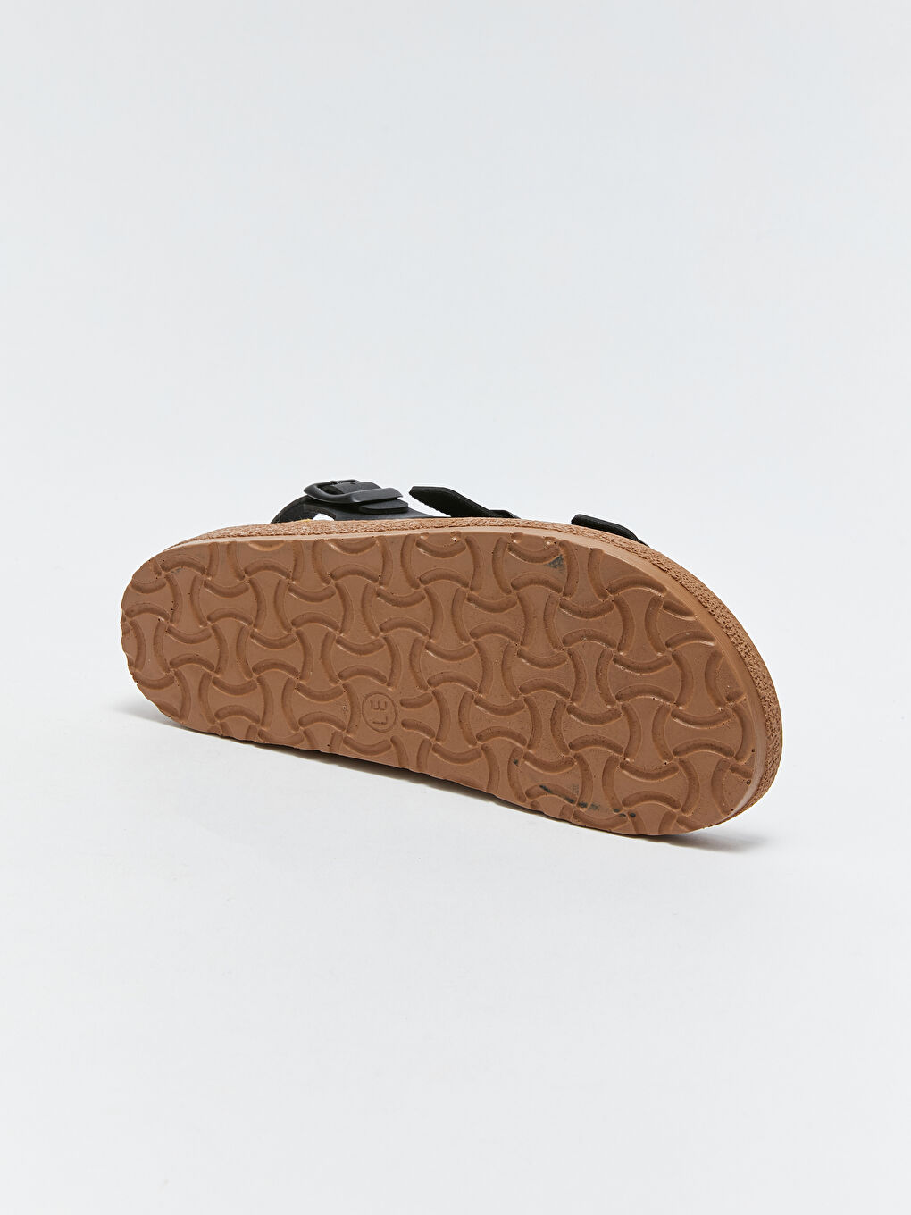 Sandales à Double Bride en Similicuir Aspect Daim pour Femmes-4