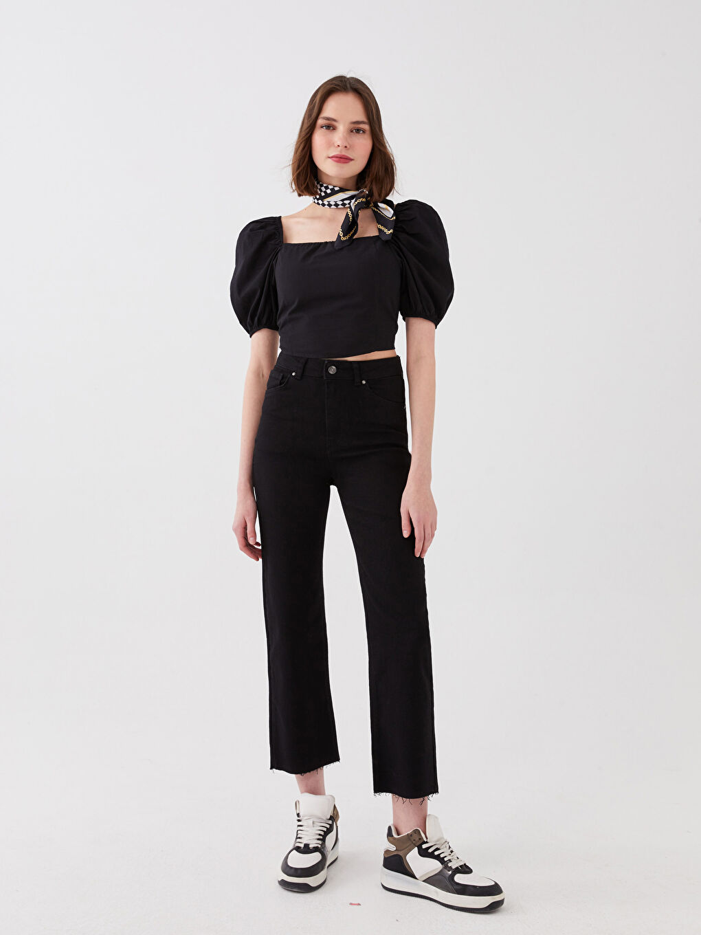 Blugi Drepți Pentru Femei-1