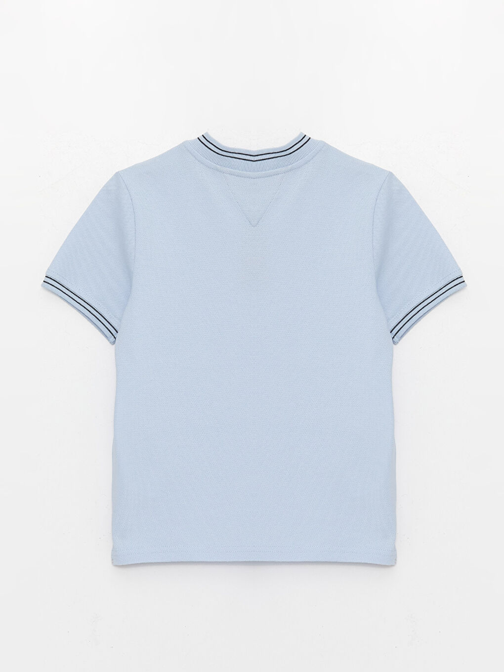 Grandad Collar Short Sleeve Boys' T-Shirt-1