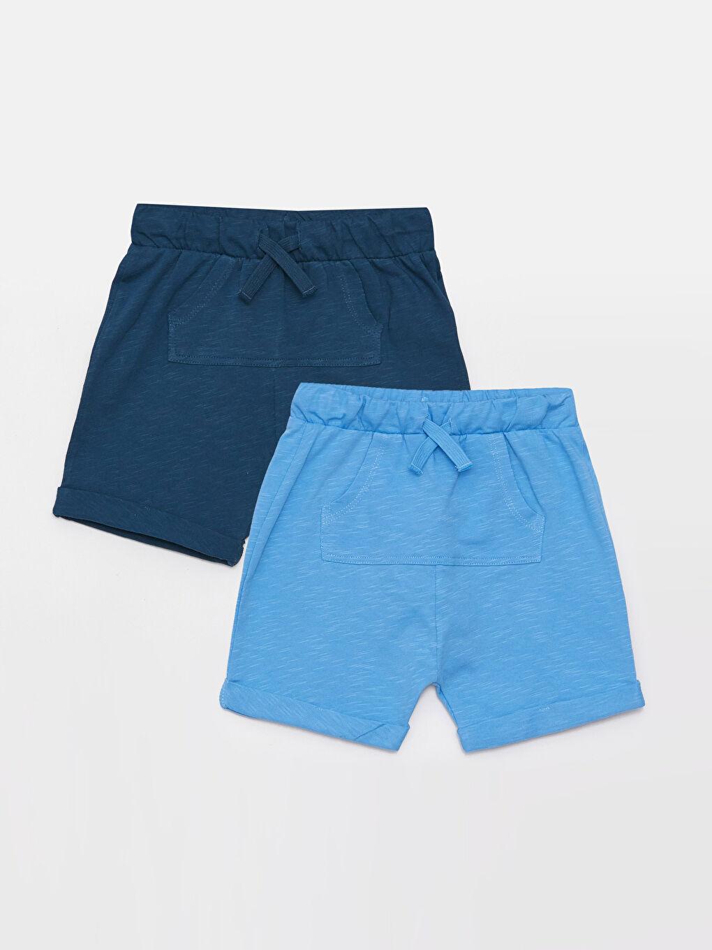 Elasticated Waist Basic Baby Boys' Shorts 2 Pack