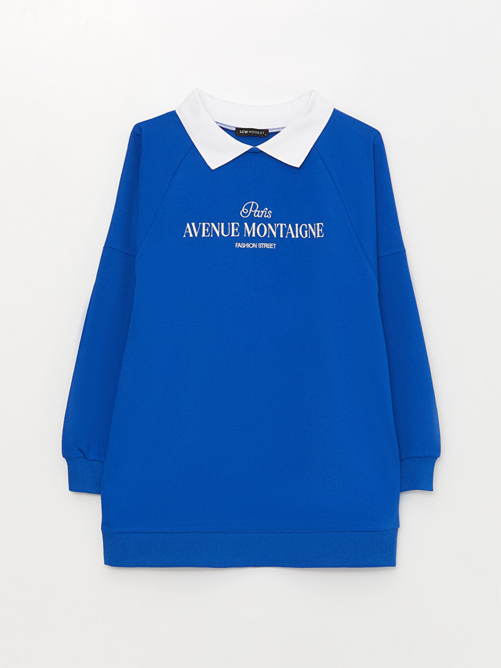 Baskılı Uzun Kollu Oversize Kadın Gömlek Tunik-5