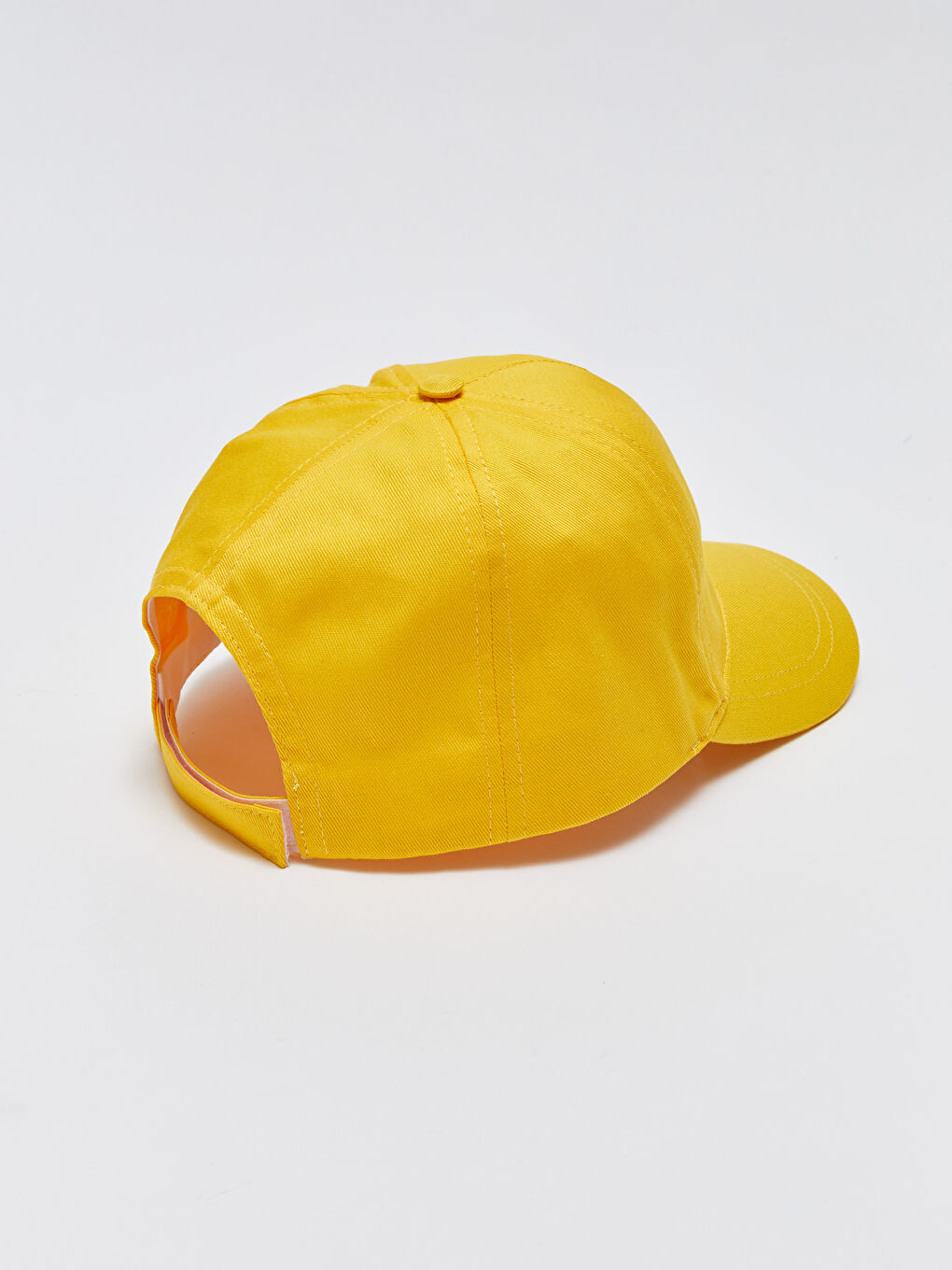 Sarı Düz Erkek Kep Şapka-6