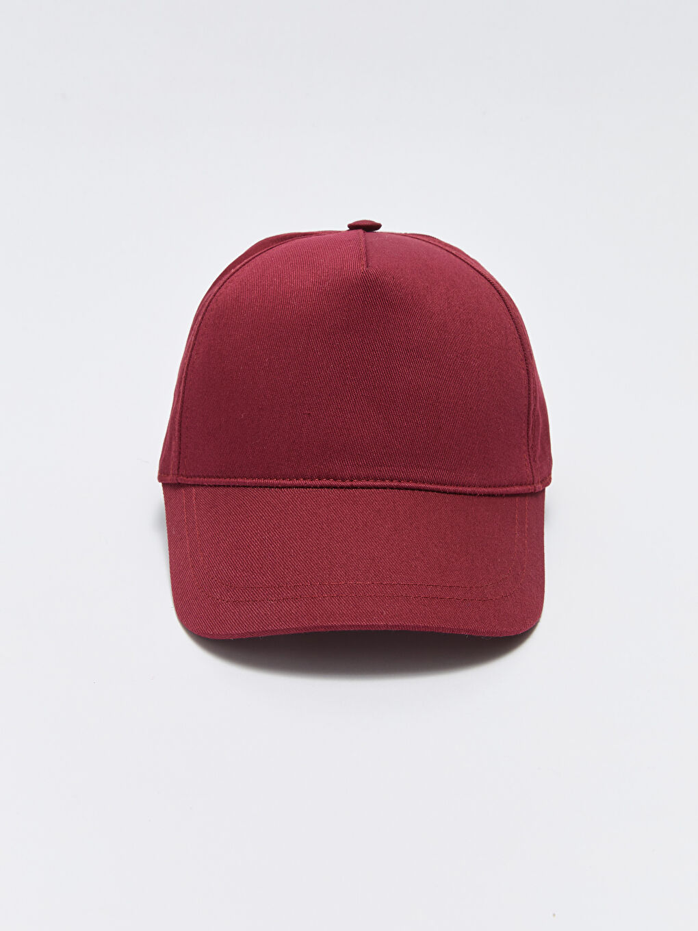 LCW ECO Bordo Erkek Düz Kep Şapka - 2